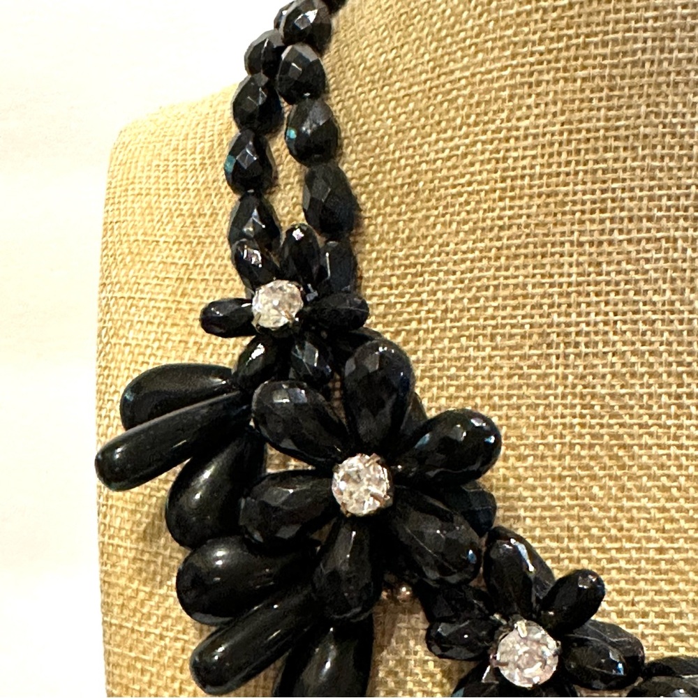 Talbots Statement Necklace Double Strand Chunky B… - image 5